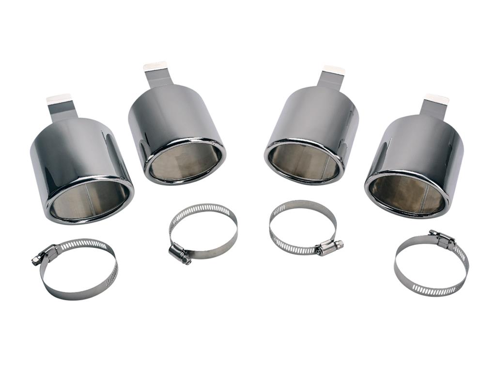 97-00 Super Exhaust Extensions / Tips - Stainless Steel Round