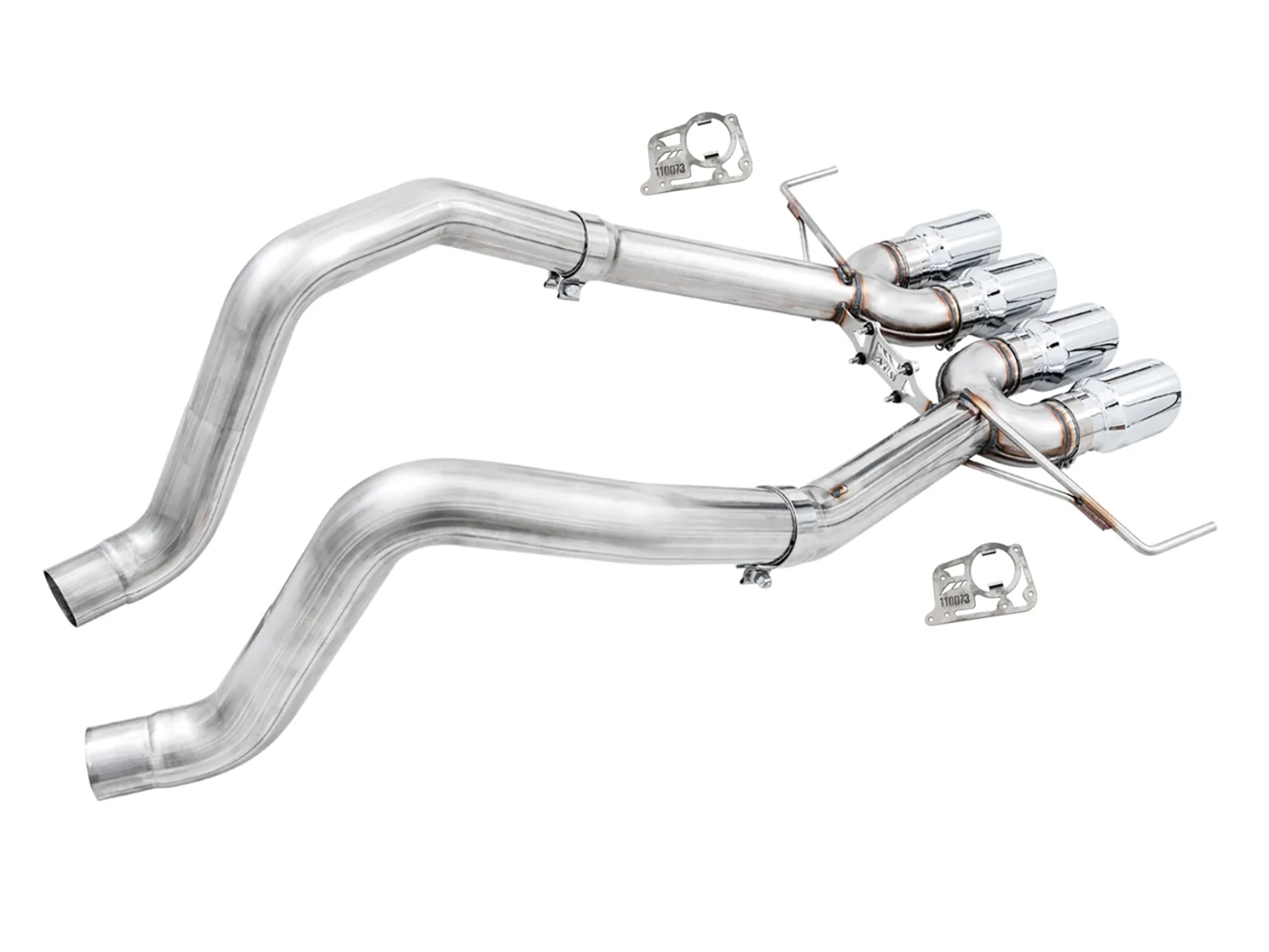 14-19 Z06/ZR1 AWE w/AFM Track Edition Axle-Back Exhaust w/Chrome Tips