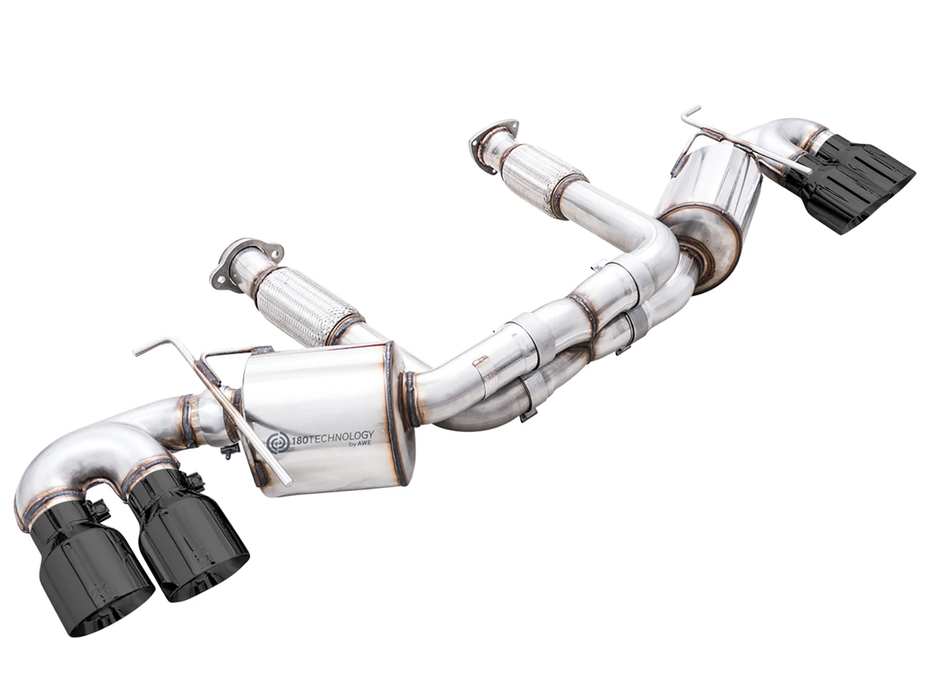 20-26 AWE Exhaust Track Edition w/Diamond Black Tips