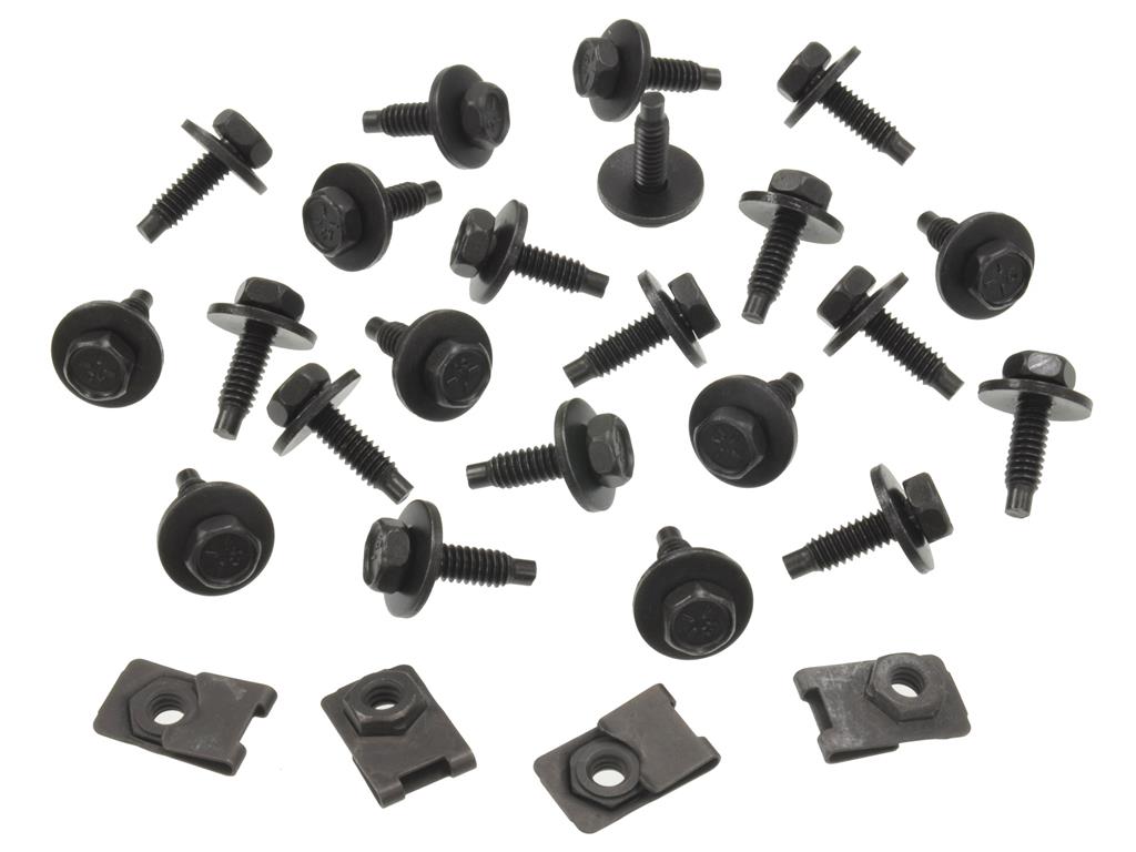 73-79 Front Spoiler / Air Deflector Lower Valance Panel Bolts Mount Kit