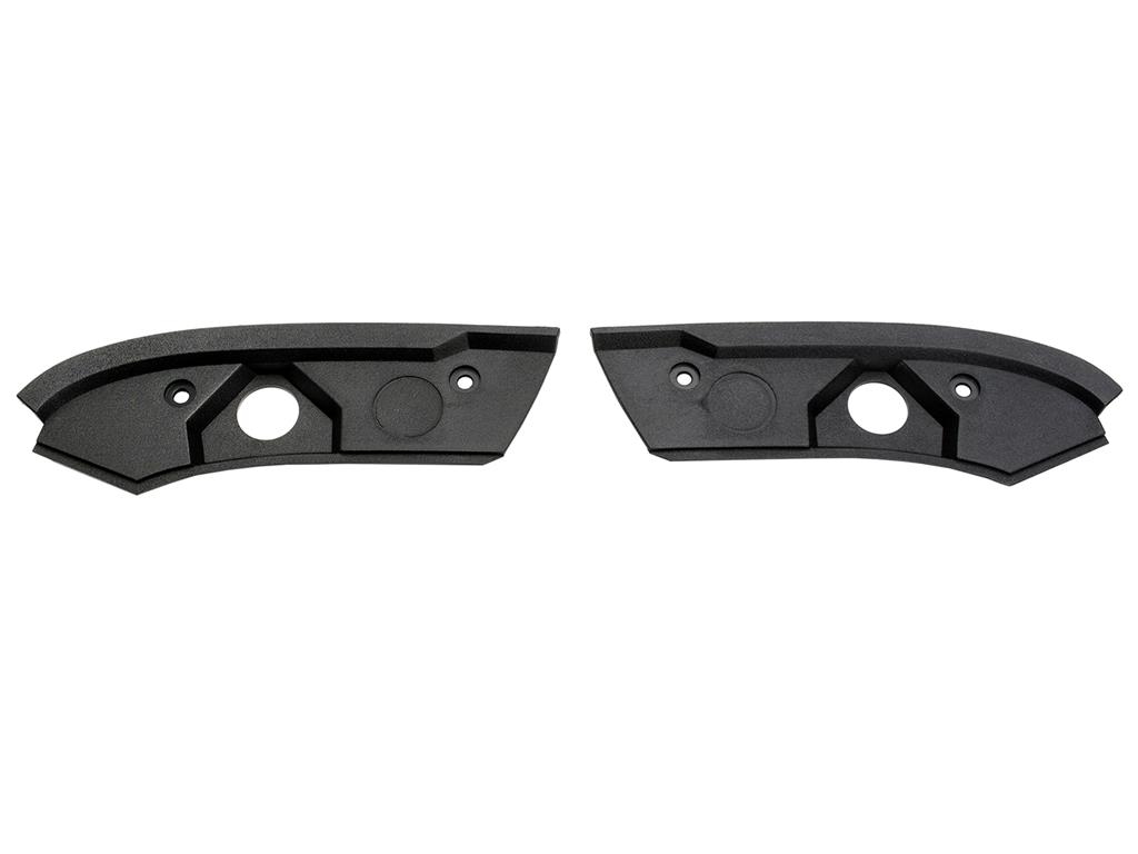 89-96 Windshield Header End Mouldings / Latch Trim Plates - Pair (ND)
