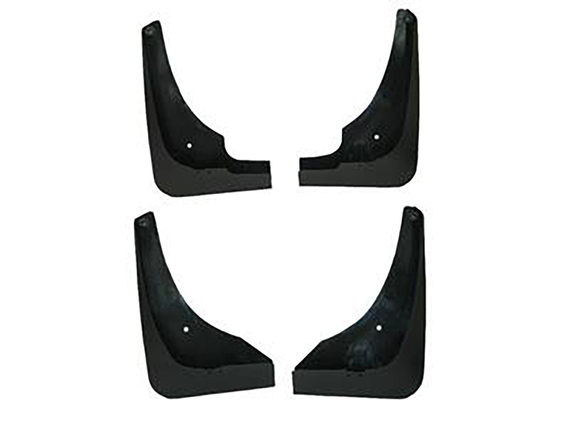 1997-2004 Fender Splash Guard Front And Rear Altec Molded Black 4 Pieces