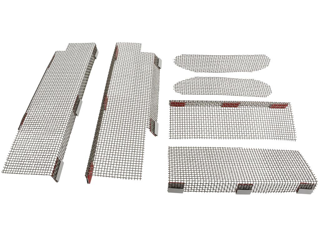 97-04 Brake Side And Rear Duct Grille / Screen - Stainless Steel
