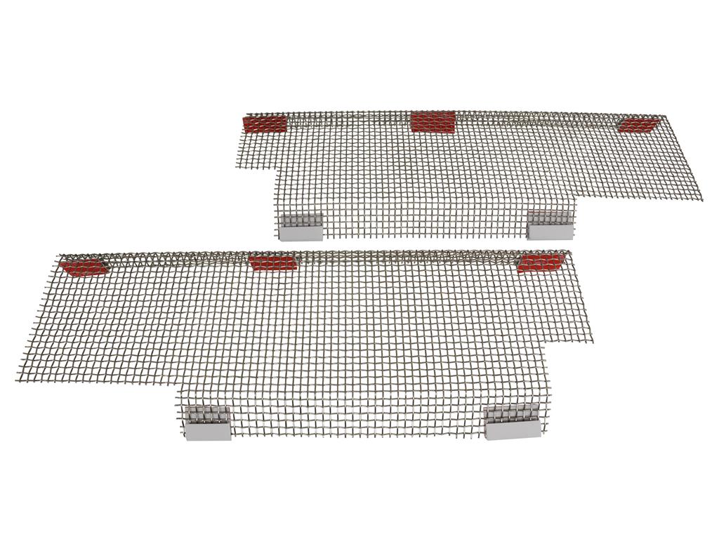 97-04 Rear Bumper Duct Grille / Screen - Stainless Steel
