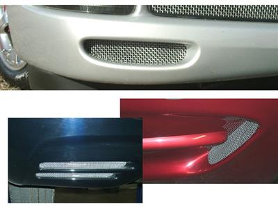 97-04 Brake / Side And Rear Duct Grille/Screen-Chrome - 6 Pieces *Use 335020*