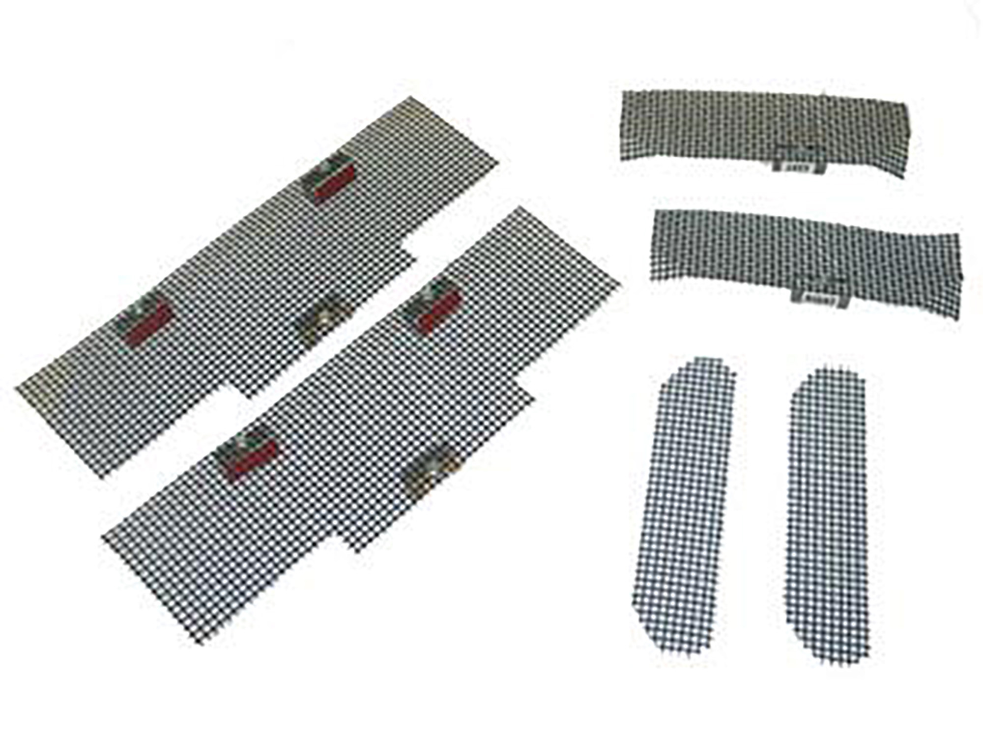 97-04 Brake / Side And Rear DuctGrilleScreenBlack - Set Of 6 (ND) "USE 335020"