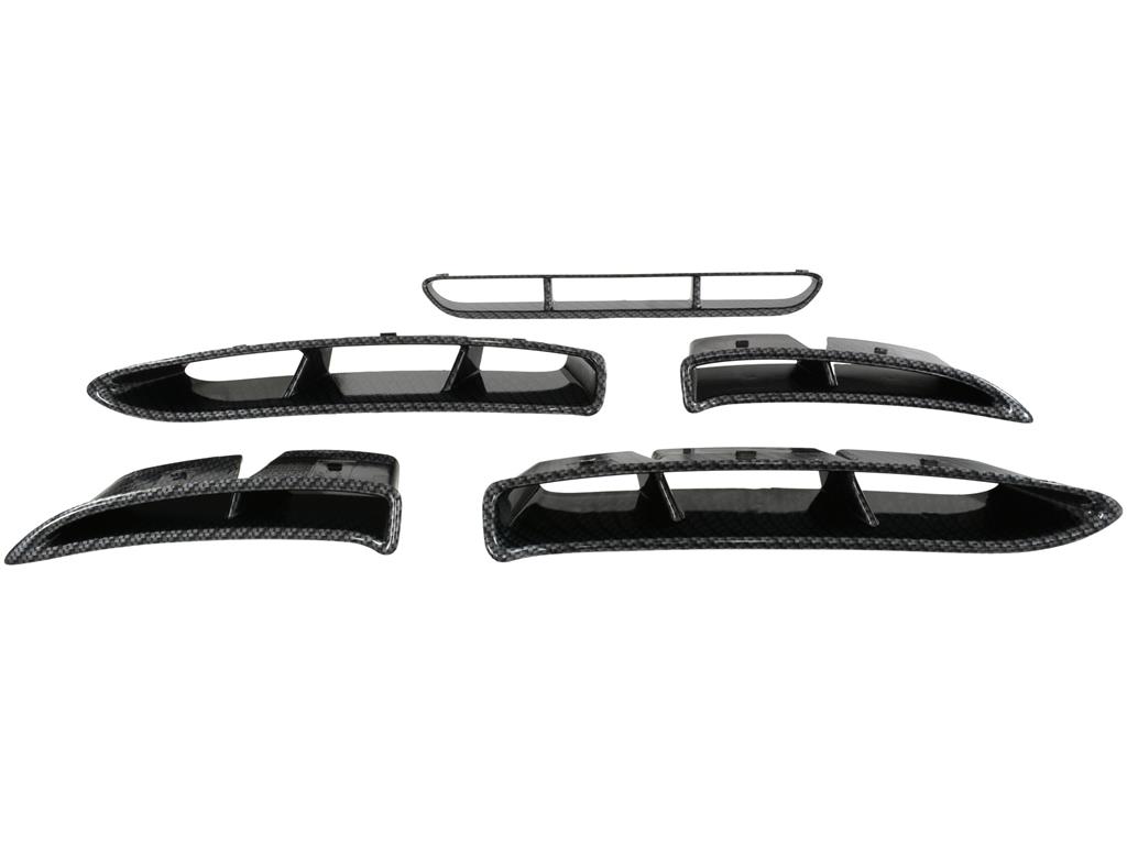 06-13 Carbon Fiber Look Body Vent Trim Bezels - Z06 Or 427 Edition *Discontinue