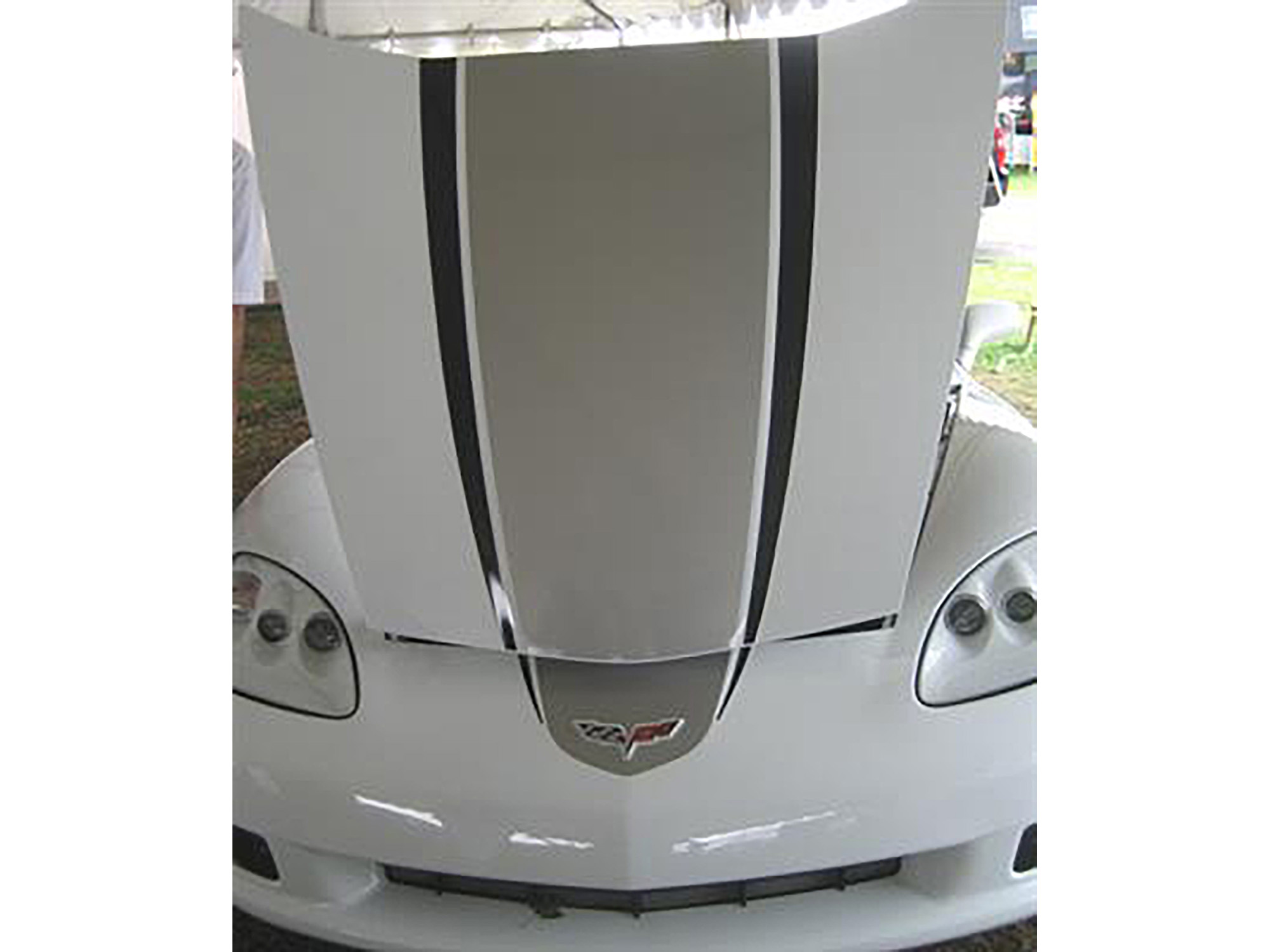 08-13 Decal - Convertible Factory Graphic Silver With Black Accent Kit