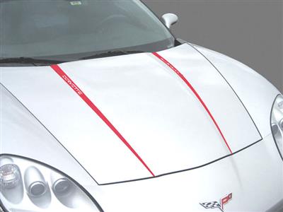05-13 Hood Stripes Decals with Corvette Script