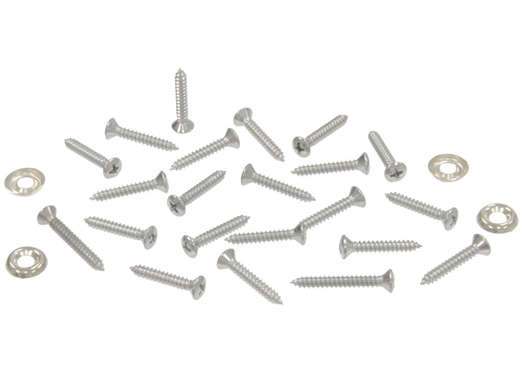 58-62 Door Panel Screws and Finish Washers