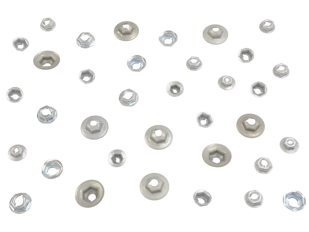 64 Exterior Trim And Emblem Speednut Kit (35 Pieces)