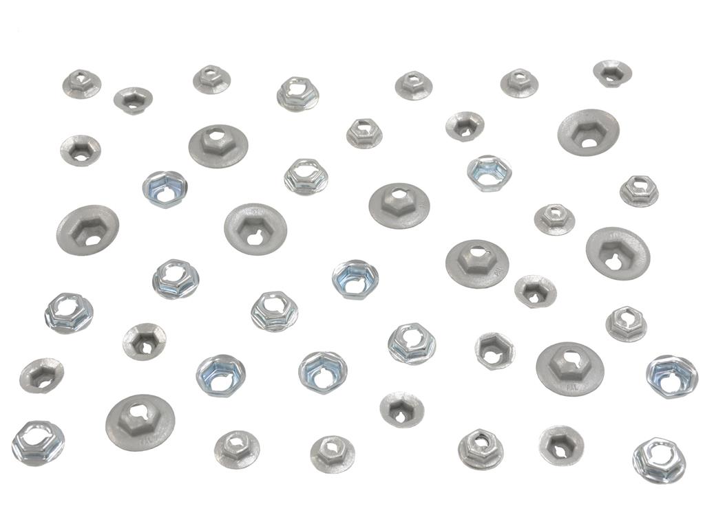 67 Exterior Trim And Emblem Speednut Kit (45 Pieces)