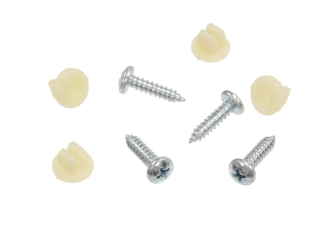 63-73 Rear License Bezel Screws
