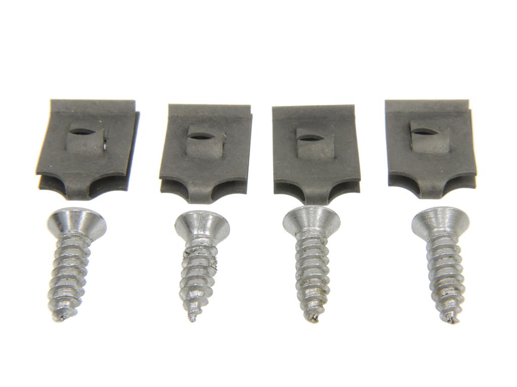 63-67 Gas Door And Bezel Screws with J-nuts