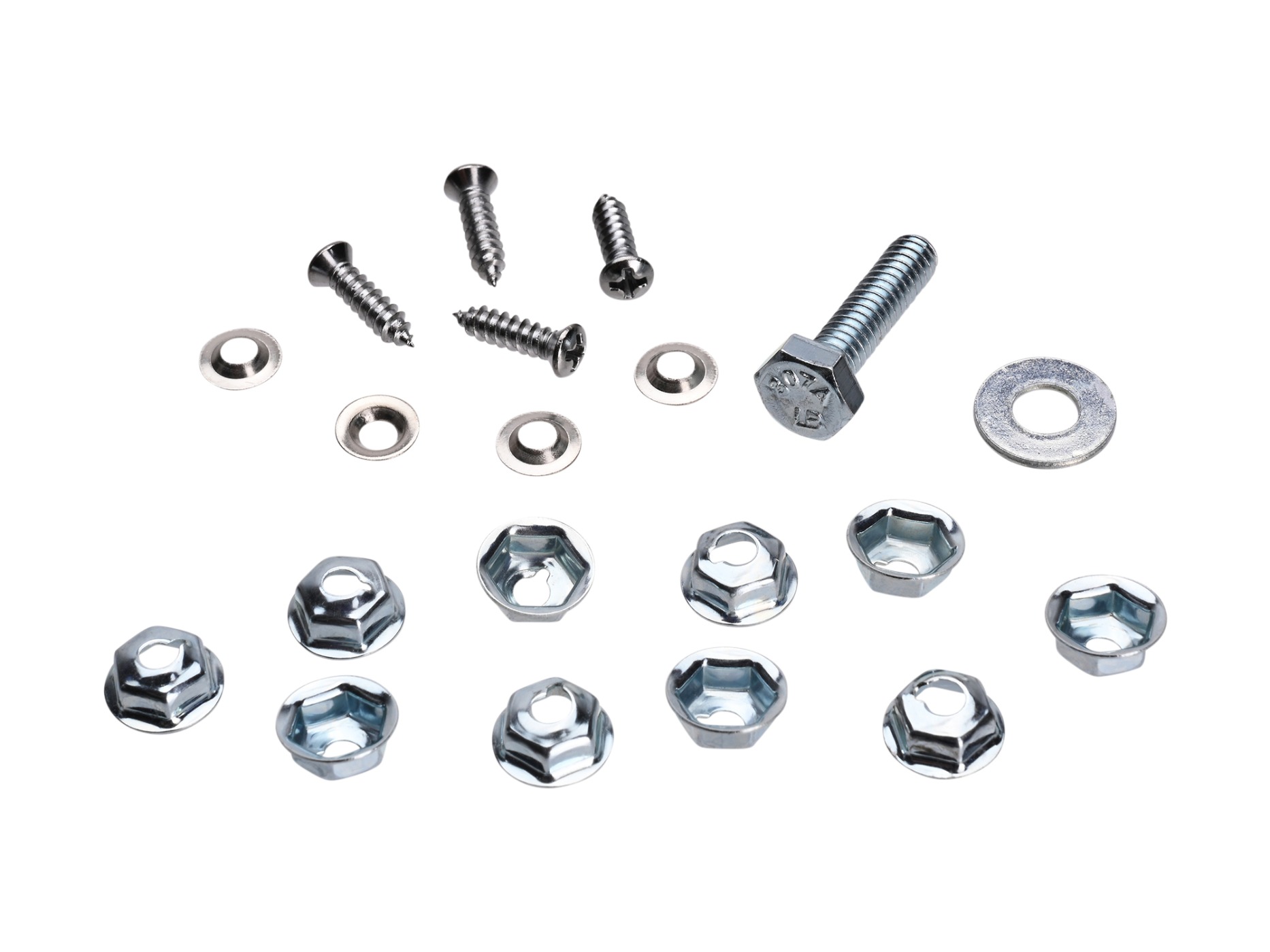 67-76 Parking / Emergency Brake Console Mount Kit - 20 Pieces