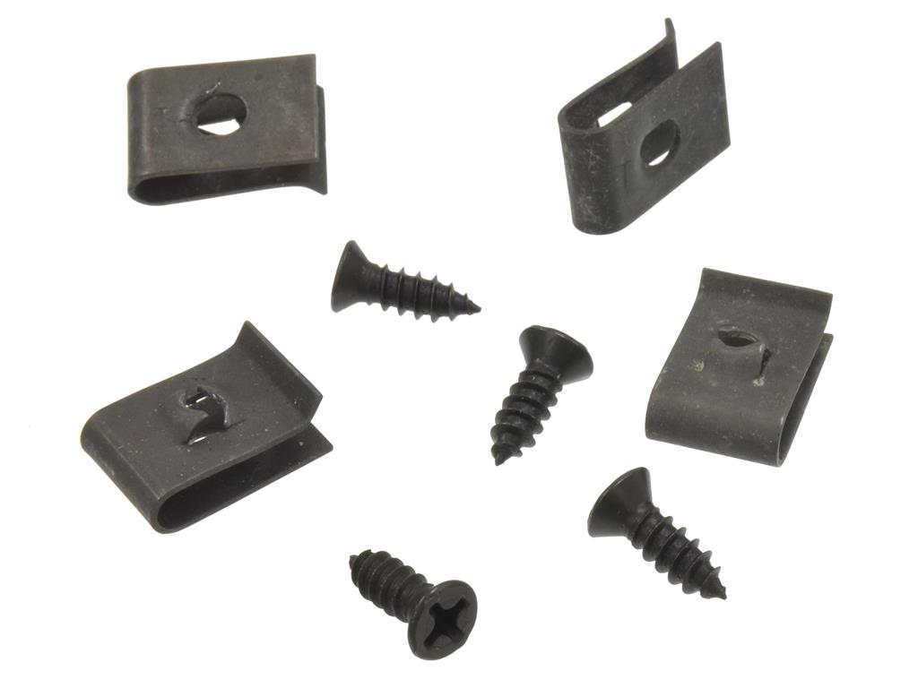 70-77 Gas Door Bezel Screws with Mounting Nuts