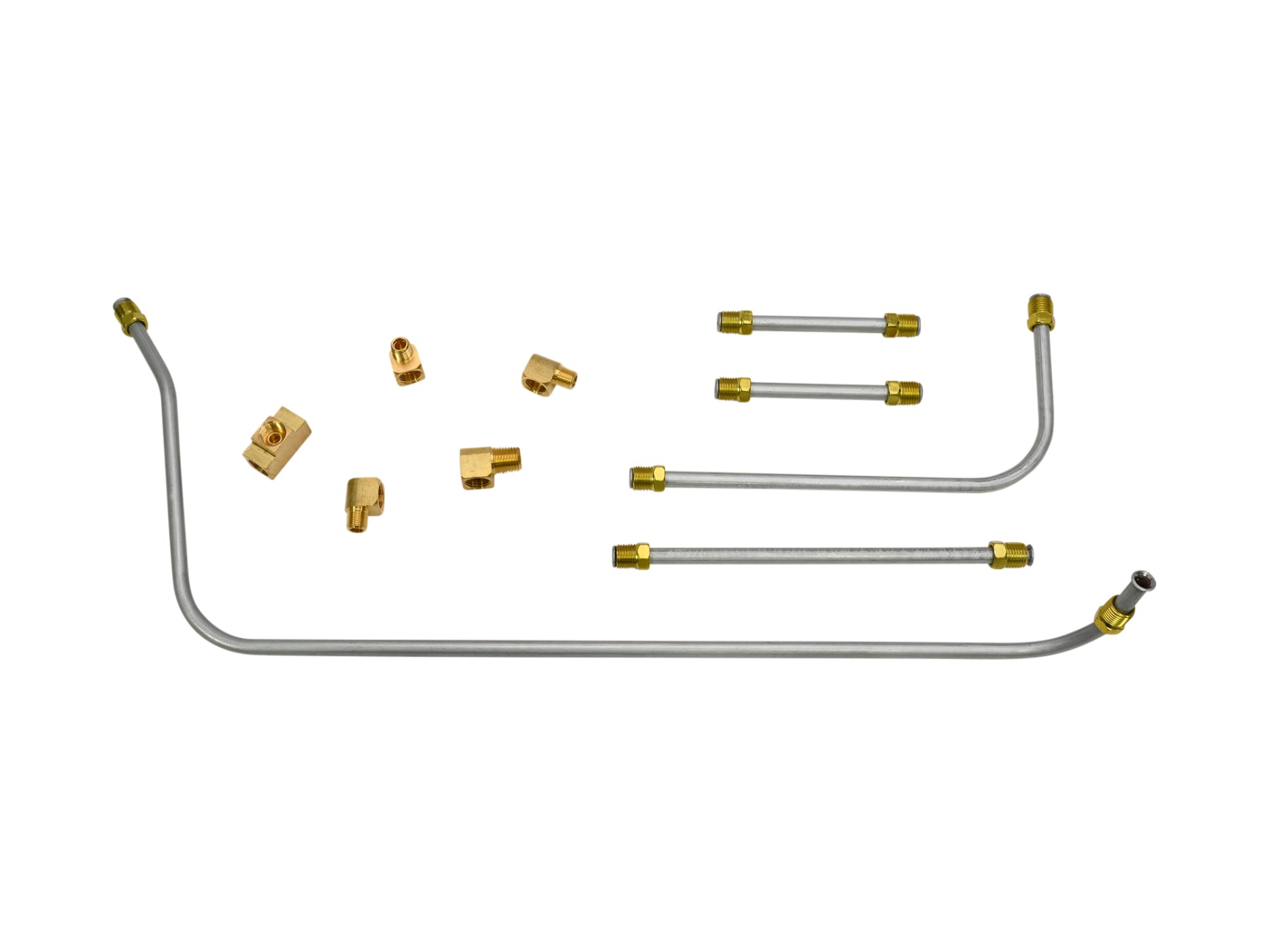 54-55 Fuel Line - Pump To Carburetor 6 Cylinder Steel - Less Filter