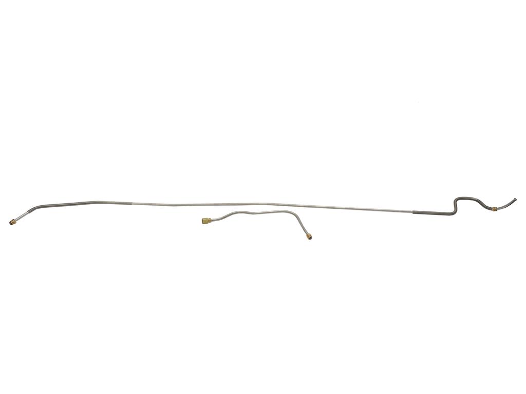 58-61 Fuel Line - Stainless Steel Tank To Pump - 2 Piece Set - 1961 Early