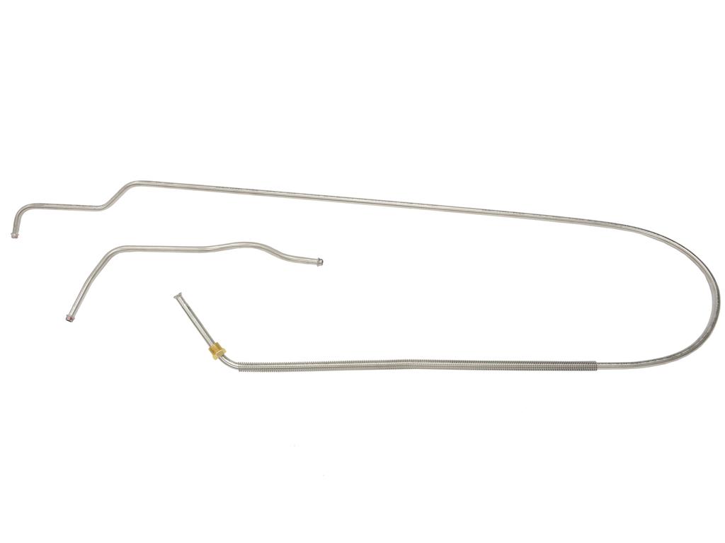 61-62 Fuel Line - Stainless Steel Tank To Pump - 2 Piece Set
