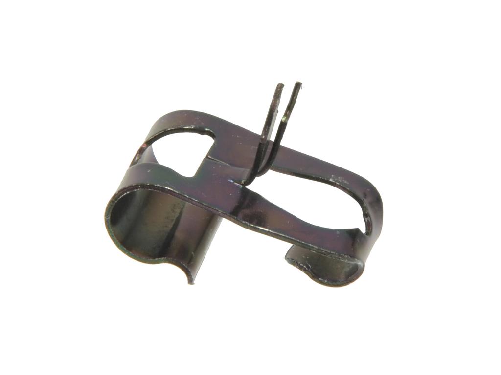 56-58 Fuel Brake Line Frame Clip - Double 3/8" 56l-58e *Use 191114*