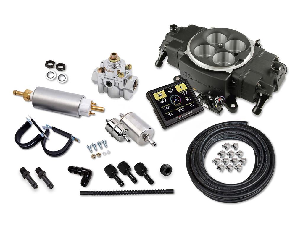 1956-1981 Black Holley Stealth 4150 EFI