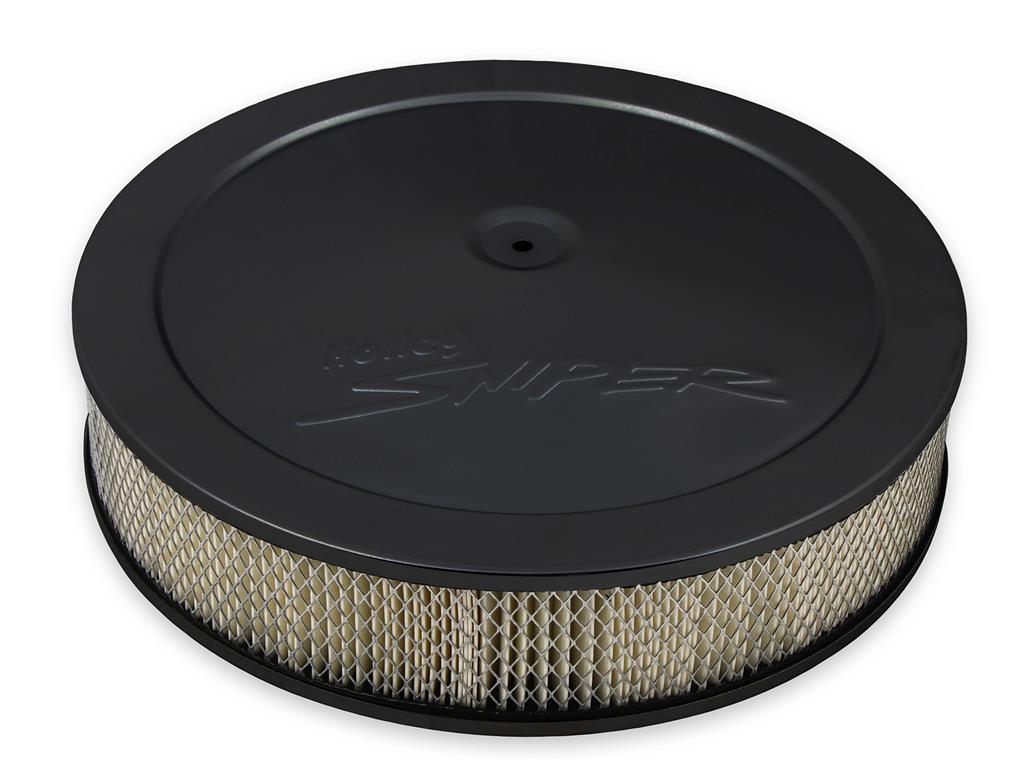 1958-1981 Holley Sniper Air Cleaner Assembly With Black Top