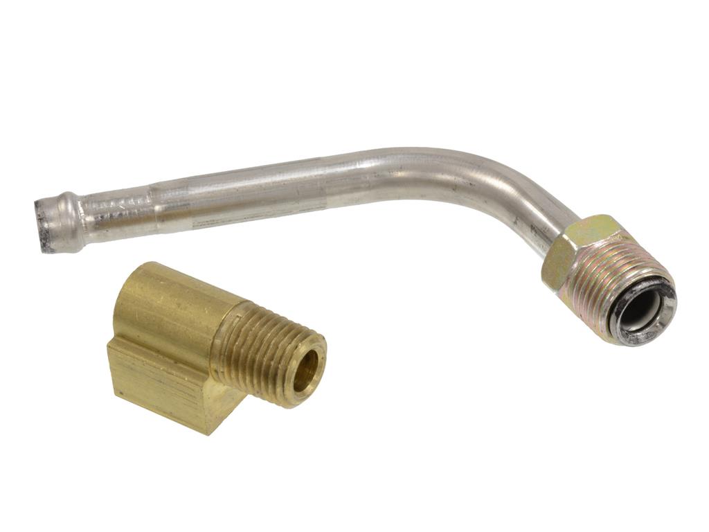 63 All & 64-66 250/300hp Fuel Pump Inlet Line w/90-degree Fitting