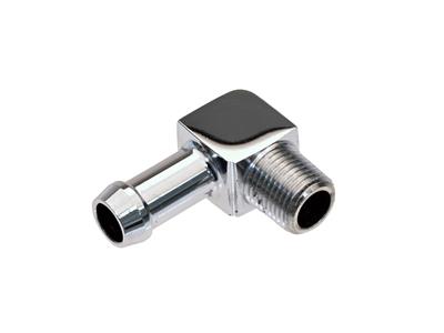 1964-1965 Fuel Fitting Chrome 90° 1/8" with Nipple