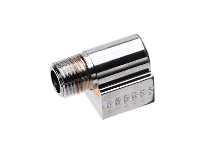1963-1965 Chrome 90-Degree Gas Line Fitting