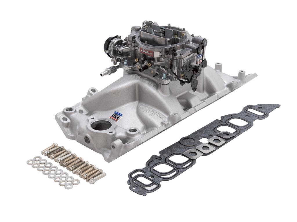 1965-1974 427/454 Edelbrock Single-Quad Manifold and Carburetor Kit