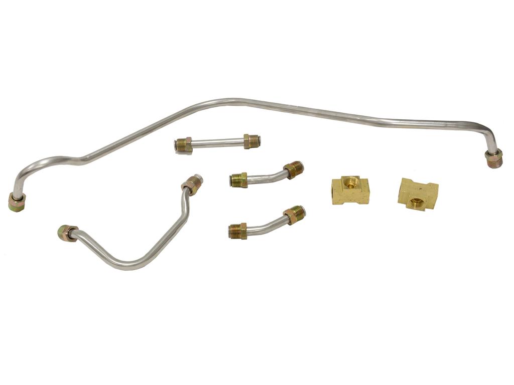 68-69 427/400 & 435 Fuel Pump to Carburetor Line Kit (Stainless)