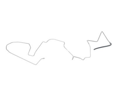 89-90 Fuel Tank Line - Steel - Rear Section