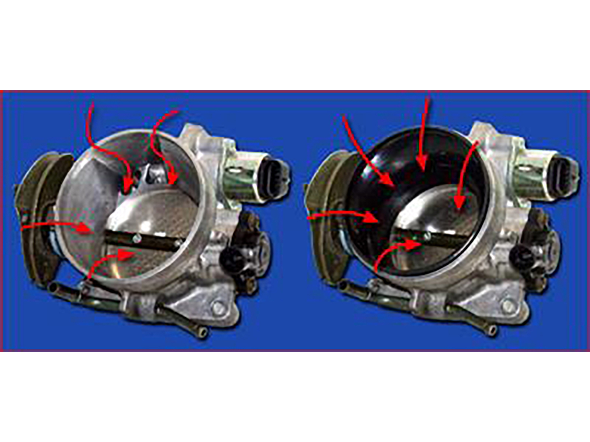 97-04 Vararam Velocity Stack - ( Shown Installed In Right Hand Photo )