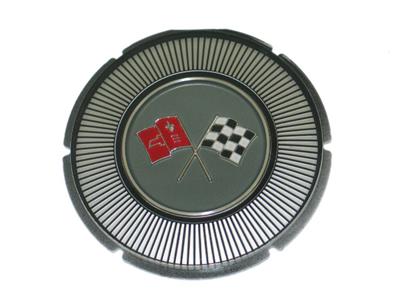 66 Gas Door Emblem Repair Kit (White Upper Flag)