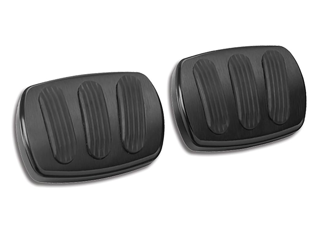 1958-1962 Black Billet / Rubber Clutch & Brake Pedal Pads (ND)