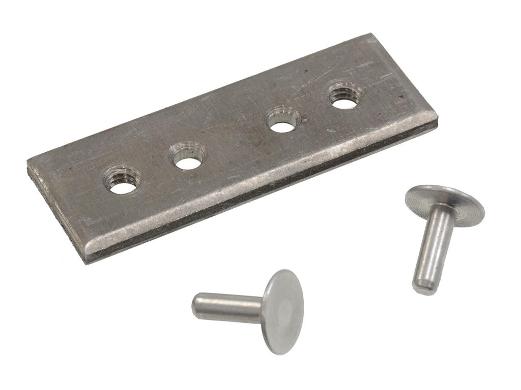 63 Accelerator Pedal Nut Plate w/Rivets