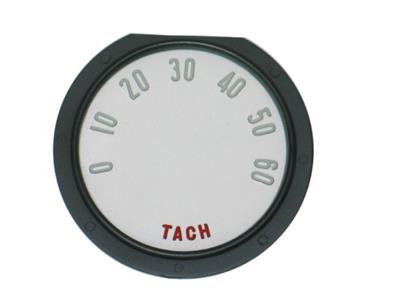 55-57 Tachometer Face w/Numbers