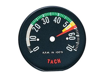 61L-62 Tachometer Face - Low Rpm