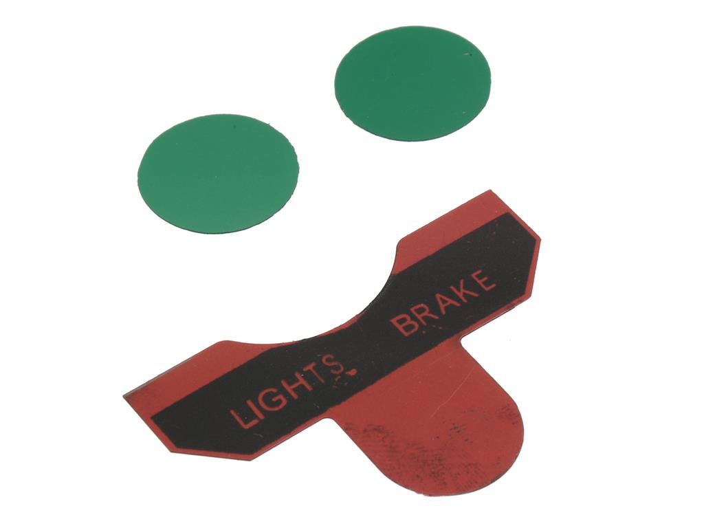 63-67 Dash Cluster Turn Signal, Lights, Brake Light Filter Set