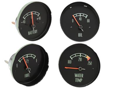 66-67 Small Gauge Set - 80 Pound Oil Gauge