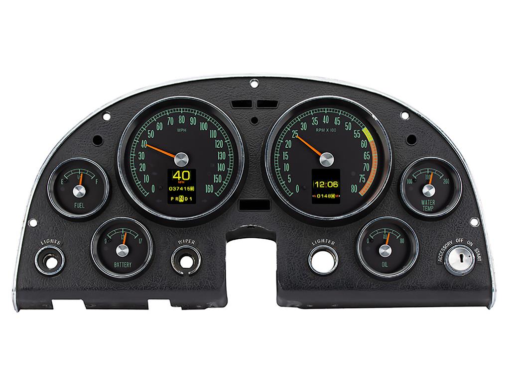 65-67 Dakota Digital RTX Gauge Cluster Package