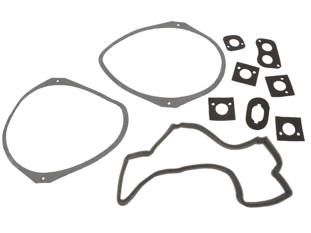 68-76 Dash & Center Console Gauge Bezel Gasket Set