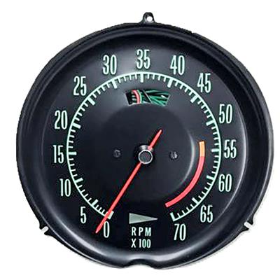1968-1971 5600 RPM Redline Electronic Tachometer