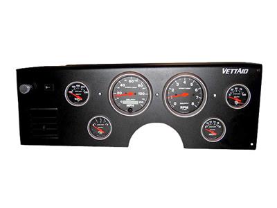 84-89 Black Face Dash Kit - 6 Gauge - Except Cruise Control *Discontinued*