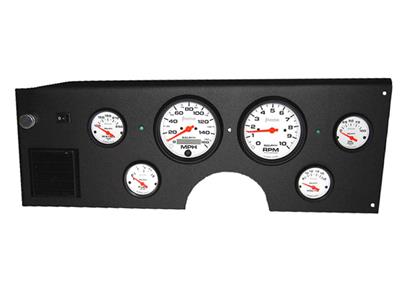 84-89 White Face Dash Kit - 6 Gauge - Except Cruise Control *Discontinued*