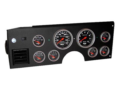84-89 Black Face Dash Kit - 8 Gauge - Except Cruise Control  *Discontinued*