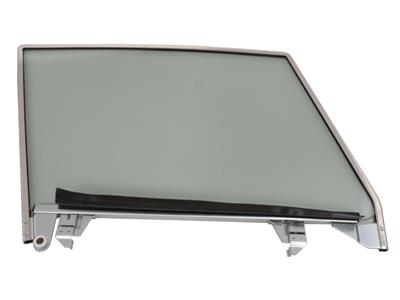 56-62 Door Glass - Assembled w/Frame (Undated) Glass: Green Tint Side: Left