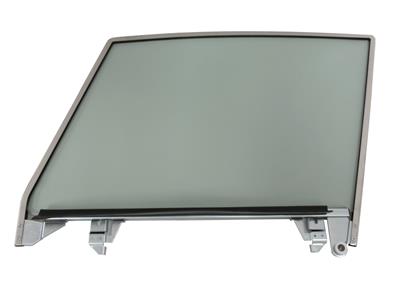 56-62 Door Glass - Assembled w/Frame (Undated) Glass: Green Tint Side: Right