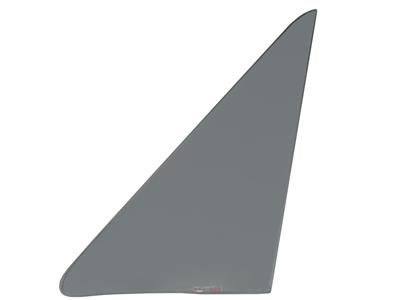 63-67 Convertible Door Vent Window Glass (Undated) Glass: Custom Grey Side: Left