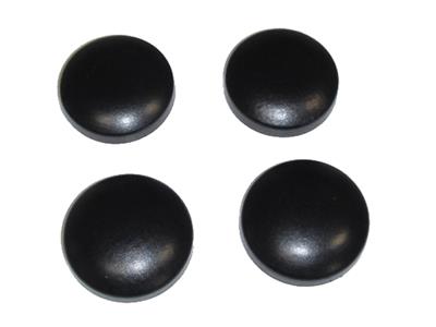 84-96 Coupe Hatch Window Cover Caps - Black - Set of 4 *Discontinued*